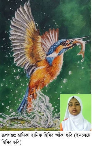 রূপগঞ্জের সহিতুন্নেছা পাইলট বালিকা উচ্চ বিদ্যালয়ের ছাত্রী হাদিকা হানিফ হিমি ঢাকা বিভাগে দ্বিতীয়